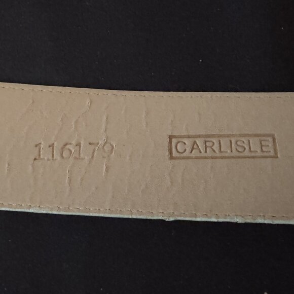 Carlisle Women\'s Alligator Embossed Genuine Leather Belt